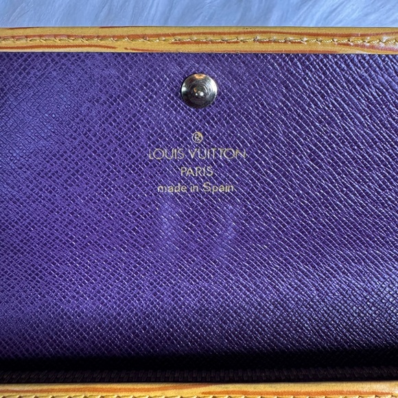 SOLD LV Yellow EPI Leather Long Wallet - Picture 8 of 12